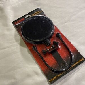 Gator 6” Nylon Mesh Microphone Pop Filter NWT
